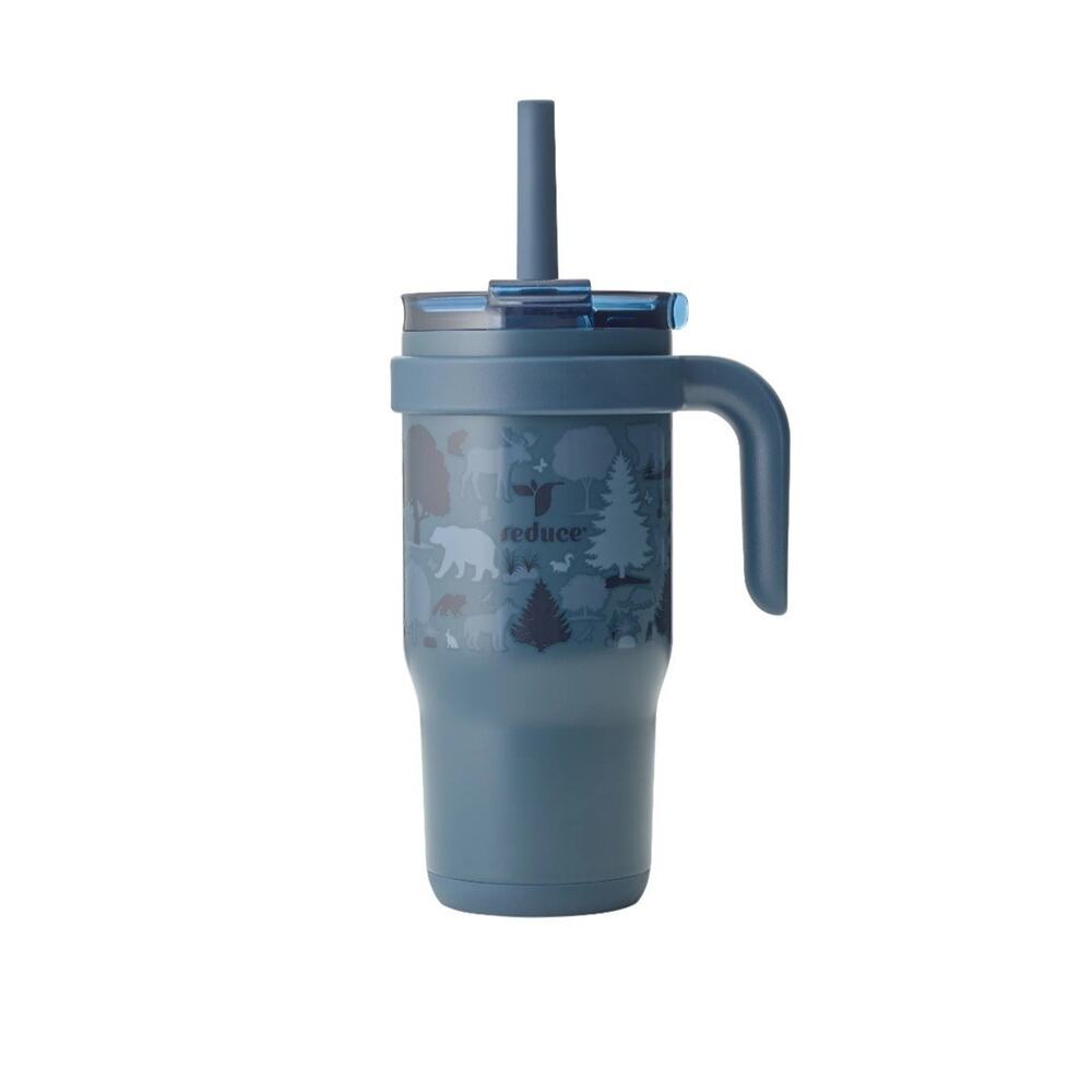 Reduce Coldee Kids Tumbler with Straw & Handle Insulated Stainless Steel 18 oz